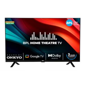 BPL 81 Cm (32 Inches) Hd Home Theatre Onkyo Google LED TV, 32He5341 (A+ Ads Panel,Bezel Less Display &Dolby Audio)